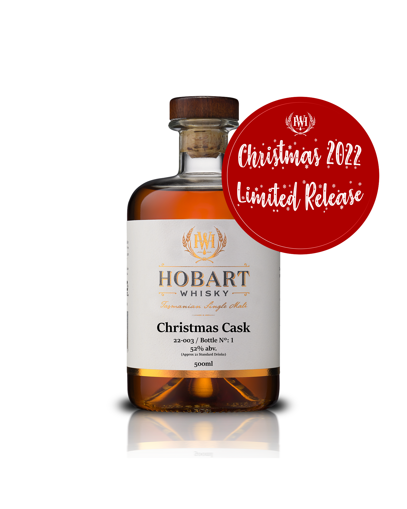 Hobart Whisky '2022 Christmas Cask Whisky' Various Size Samples