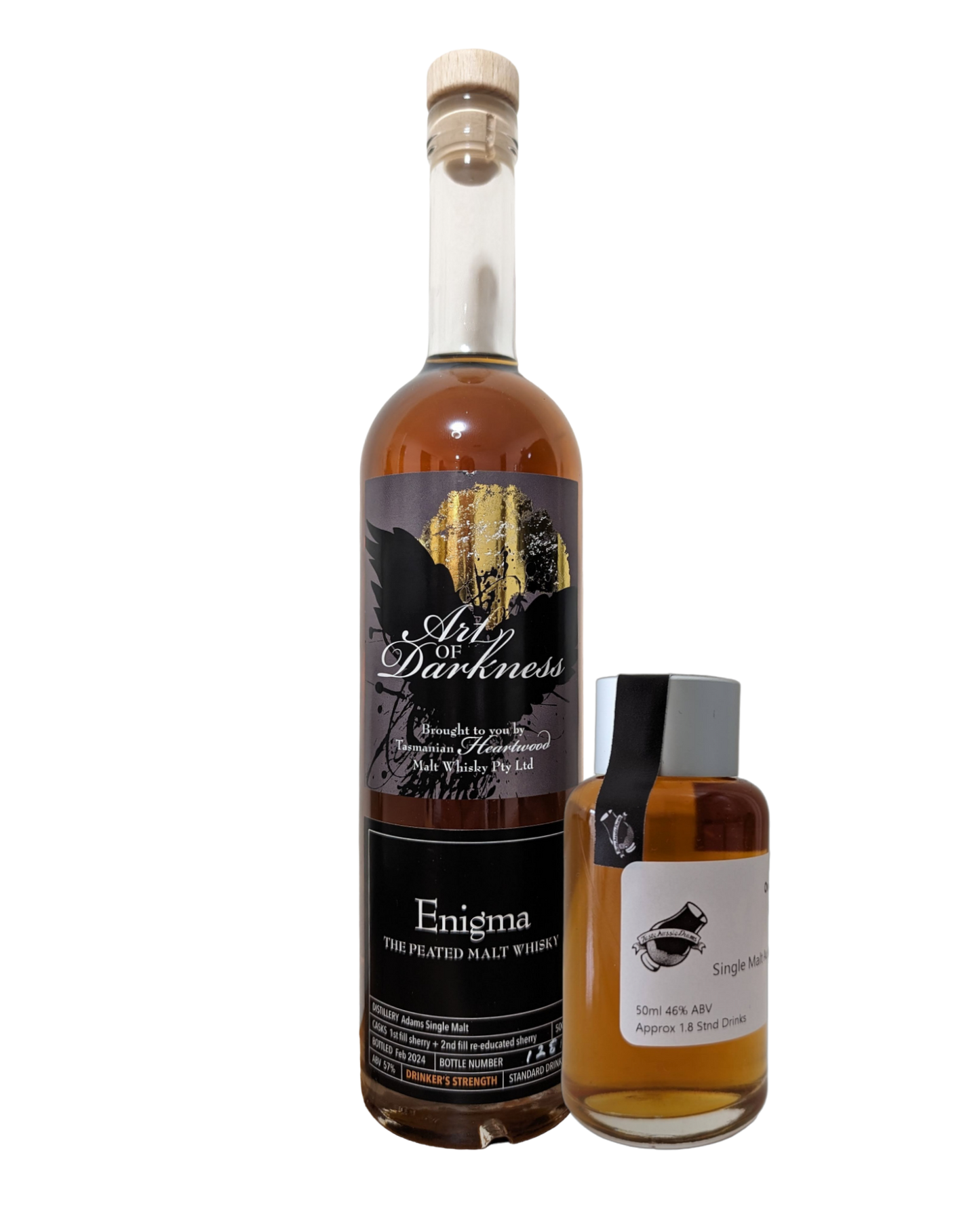 Heartwood Whisky 'Art of Darkness - Enigma' Various Size Samples