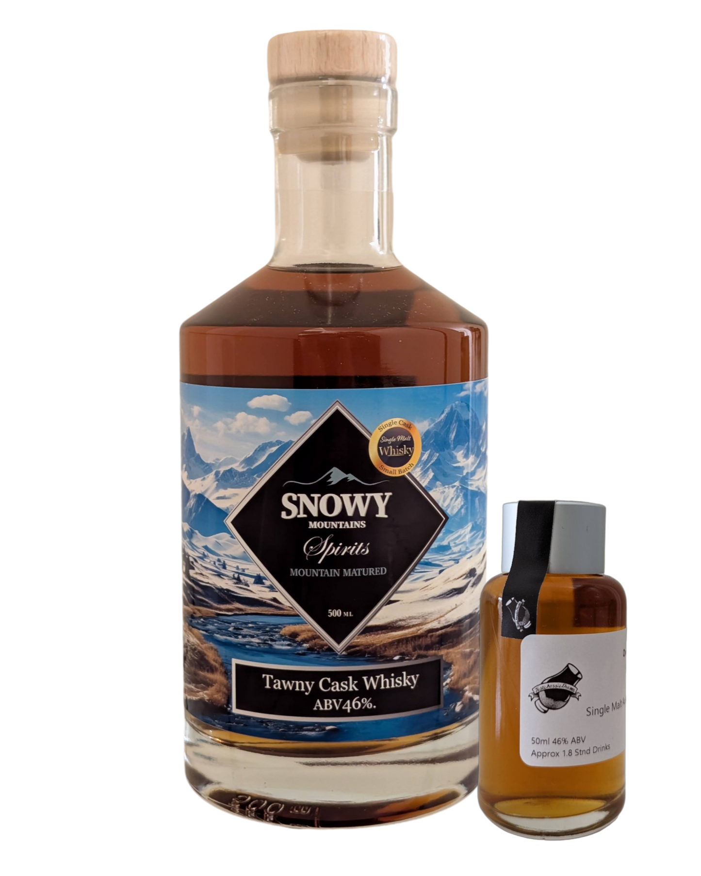 Snowy Mountains Spirits 'Tawny Cask' Various Size Samples