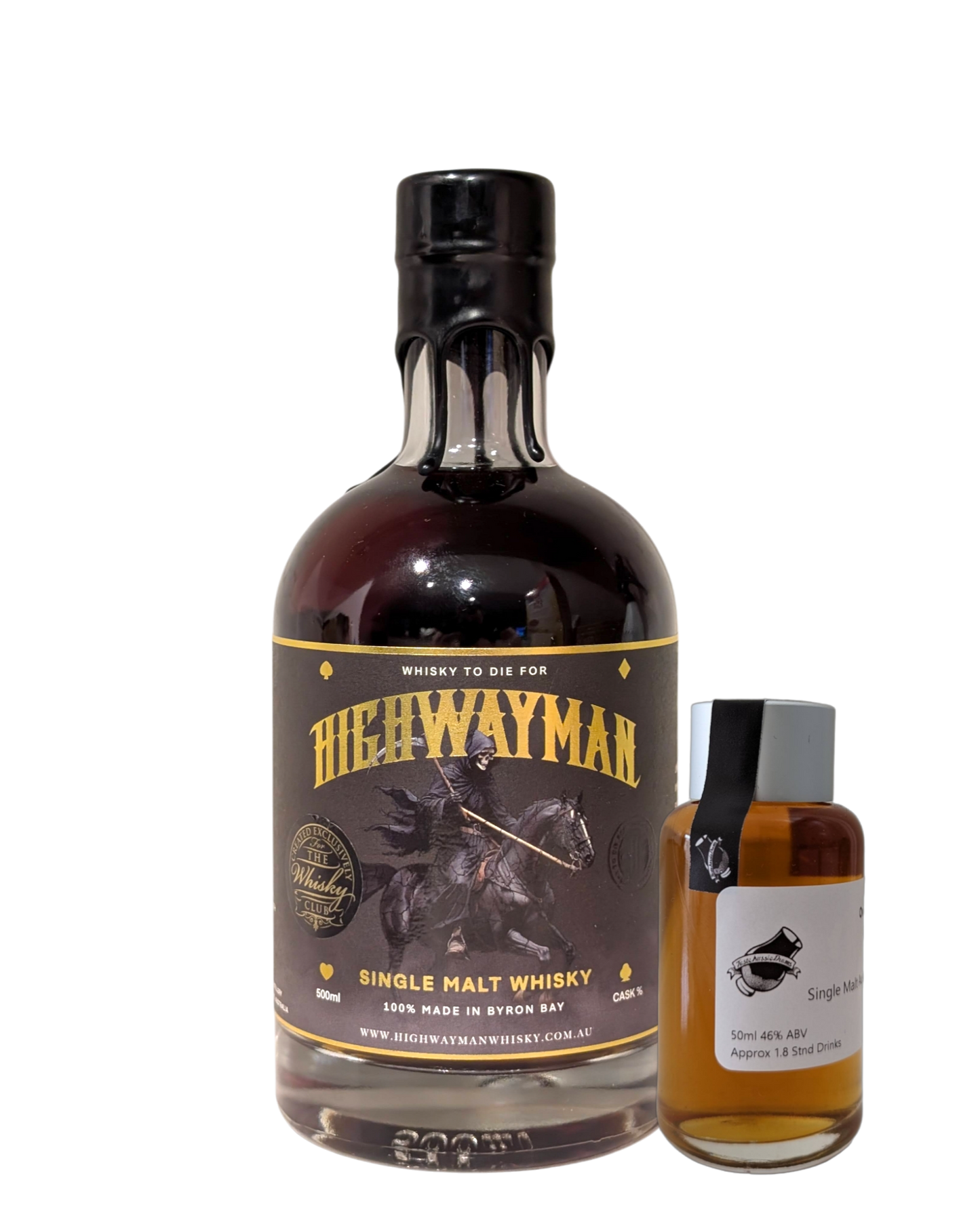 Highwayman Whisky 'Black is Back Muscat Cask' Various Size Samples