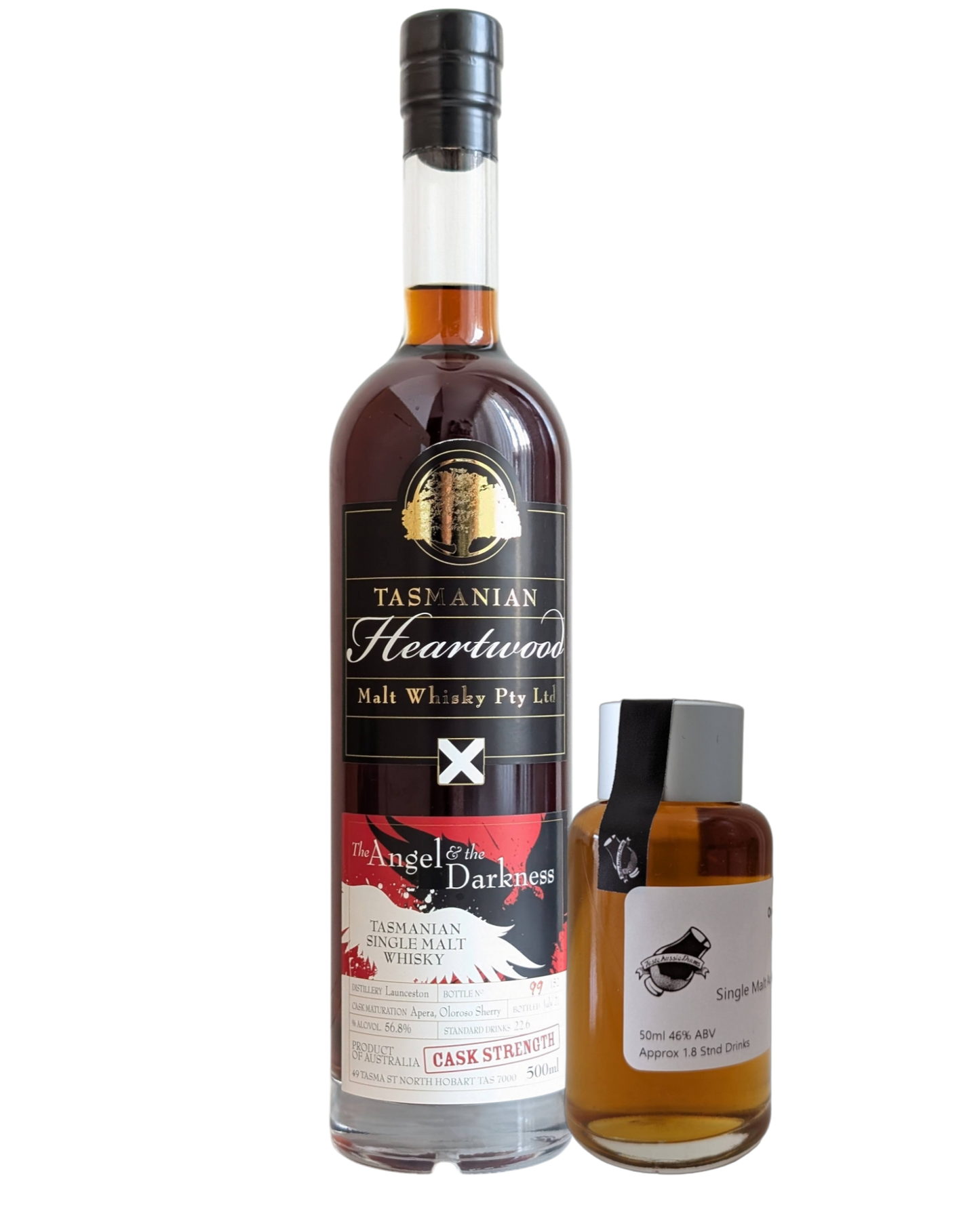 Heartwood Whisky 'Angel & the Darkness' Various Size Samples