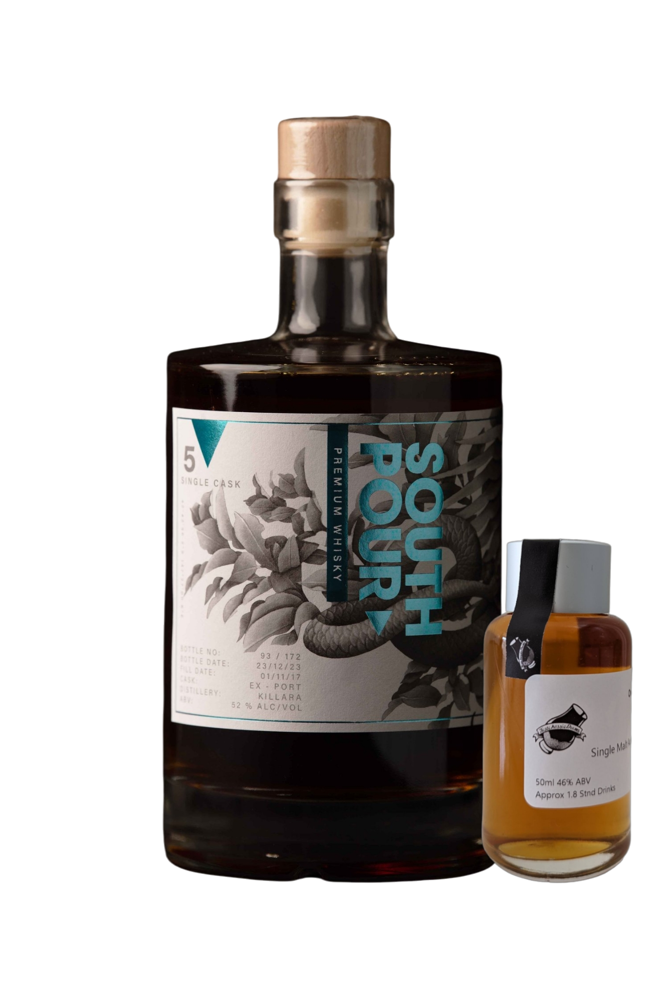 Southpour Whisky 'Cask #5 Killara Ex Port' Various Size Samples